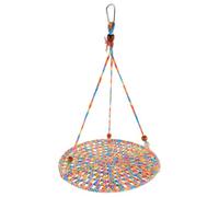 Mobestech Bearded Dragon Reptile Hammock Swing Bed Cotton Rope Lizard Hanging Compact Lightweight Space-saving for Lizards Snakes Pets