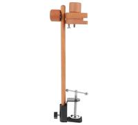 Mobestech Beech Wood Embroidery Lap Stand with Clamp, Adjustable Cross Stitch Hoop Stand for Needlework, Desktop Frame Holder Suitable for Sewing and Cross Stitch Crafts