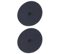 Mobestech Blind Disc Rubber Backflush Seal Coffee Machine Cleaning 2pcs | Washable Black Design, Helps Prevent Clogs, Suitable for Home Stations, Cafés and Coffee Shop Maintenance