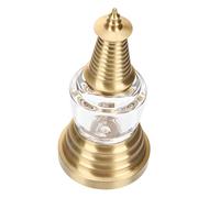 Mobestech Brass Sarira Pendant for Jewelry Making Hollow and Screwable Tibetan Charm for Meditation and Decoration Buddhism Pendant 30mm
