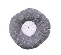 Mobestech Breathable Cat Elizabethan Collar Grey Small M Anti-Lick Anti-Bite Pet Collar Comfortable Protective Shield for Kitten