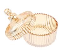 Mobestech Candy Dish Lid Candy Jars Lids Pen Holder Cotton Swab Box Dry Fruit Storage Jar