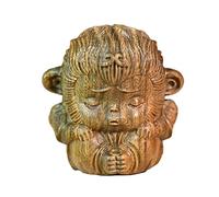 Mobestech Carved Monkey Incense Stick Holder Charming Desktop Ornament for Home Decor Unique for Family and Friends Wood Material Eye Catching Chinese Style Design