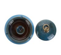 Mobestech Ceramic Modern Design Featuring Large Capacity Ashtray with Lid a Patio Ashtray and Nonslip Base for Outdoor and Group Settings or Stylish Office Accessory