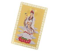 Mobestech Chinese Style Amulet Card for Luck Prosperity Cultural Elegance Charm for Financial Success Protection Delicate for Personal Growth Career Boosting