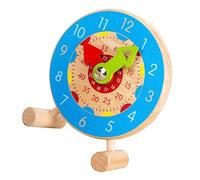 Mobestech Clock for Cognition Teaching Model Multi Functional Learning Tool for Color and Recognition Safe Material for Early Childhood Education