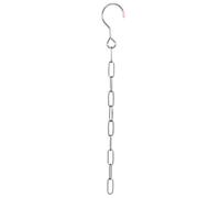 Mobestech Clothes Hanging Chain Stainless Steel 4pcs with 10 and Hooks for Clothes Classification and Multi-function Hanger, 46cm Length Suitable for Wardrobe and Coat Closet