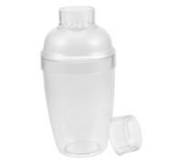 Mobestech Cocktail Shaker Mixer Bottle 350ml Plastic Drink Mixer with Scale and Strainer Shake Cup for Bar Coffee Milk Tea Mixing