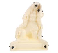 Mobestech Concrete Lion Mold for Garden Decor and Public Spaces, Reusable Plastic Roman Design, Easy Demolding Sculpture Casting Mould for Courtyards and Balcony Decoration