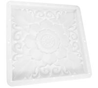Mobestech Concrete Paving Mold for Garden and Lawn Use, Plastic Brick Shape, Easy to Use and Clean, for Creating Decorative Patio and Pathway Slabs