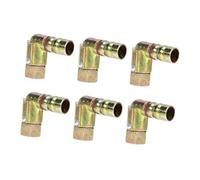 Mobestech Cooker Adapter with Tight Connection Easy to Install Gas Connector 6pcs Made of Copper for Gas Hoses and Pipeline Systems Suitable for Home and Apartment Use