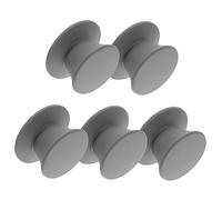 Mobestech Cookware Lid Handles Silicone and Iron Heat-resistant 5pcs Replacement Knobs, round Shape with Suitable Hole Diameter 0.5-1.2cm, Easy to Flip Pot Lid Replacement for Kitchen Use