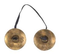 Mobestech Copper Finger Cymbals for Belly Dancing Small Hand Cymbals with Rich Authentic Sound Brass Rhythm Makers for Cultural Music Yoga and Ritual Use
