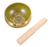 Mobestech Copper Tibetan Singing Bowl Colors Meditation Bowl Stick for Yoga Decorative