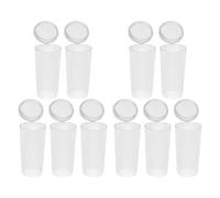 Mobestech Cosmetic Brush Guards 10pcs Plastic Round Shaped Dustproof Covers for Makeup Brushes Travel Use Extend Bristle Service Life