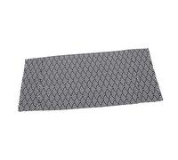 Mobestech Cotton Linen Washer Protective Cover Universal Dustproof Washing Machine Top Cover 55x130cm Navy Blue Fish Scale Pattern for Home Laundry