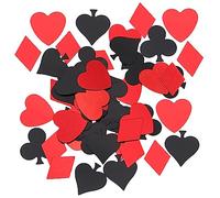 Mobestech Creative Poker Scraps Table Scatter Decoration of Vibrant Poker Confetti for Weddings Birthdays and Festivals for Inviting Joy to Your Celebrations