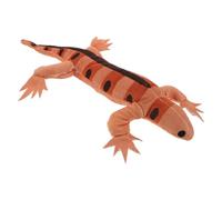 Mobestech Crinkle Lizard Cat with Catnip Stuffing, Interactive Noise-making Plush for Indoor Pet Enrichment and Teething, Orange Spotted Design for Cats