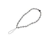 Mobestech Crystal Beaded Phone Chain Lanyard Anti-lost Wrist Strap for Smartphones Stylish Dark Mobile Charm Decorative Accessory for Camera Keys