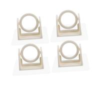 Mobestech Curtain Pole Hanger Adhesive Pieces Easy Install No Drilling Shower Curtain Rod Bracket