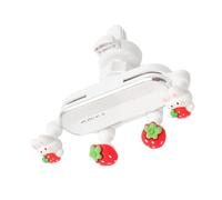 Mobestech Cute Cartoon Bunny Air Vent Car Phone Holder Direction Car Cellphone Mount Rack with Silicone Clamps for Secure Grip and One-hand Operation