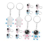 Mobestech Cute Space Astronaut Keychain, 12pcs PVC, Party Favor for Space Theme Party Decorations and ’s Everyday Items