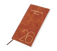 Mobestech Daily Planner Hardcover Notebook for Management Personal Organizer Journal for Academic and Professional Use Compact Portable Desk Planner with Days Scheduling Pages