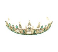 Mobestech Dark-style Crown Headdress Gothic Queen Crown Cosplay Headpiece for Costume Party Dark Aesthetic Box Goth Hair Accessories Princess Drama Prom Unisex Gothic Carnival Costume Party