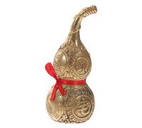 Mobestech Decorative Copper Gourd Pendant Ornament Handcrafted Gourd Sculpture for Home Car Office and More Unique Craft Decor Housewarming and Celebrations