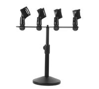 Mobestech Desktop Microphone Stand Rotatable Boom Arms for Podcast and Live Streaming Music Studio Mount Mic Holder for Recording