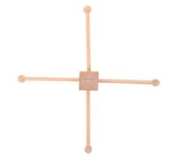 Mobestech DIY Wooden Mobile Holder for Nursery - Mobile Frame Crib Hanger, Boho Wind Chime Frame Kit for Hanging and Crib Accessories