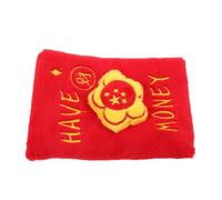 Mobestech Dog Food Treat Dispensing Plush Crinkle Lucky Red Packet Design for Chinese New Year Home Use for Dogs and Puppies