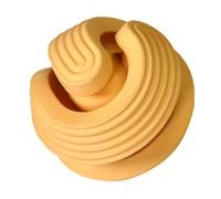 Mobestech Dog Sniff Ball Orange Pet Training Chew for Home and Garden Exercise Scent Hunting Interactive Feeding for Dogs