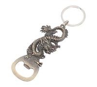 Mobestech Dragon Keychain Multipurpose Zinc Alloy Keyring with Bottle Opener, Creative Shark Shape Design, Practical Keychain for Employee Welfare and Business Use