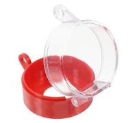 Mobestech Emergency Stop Button Protective Cover Red ABS Switch Guard with Refined Design for Manufacturing and Use 2.1X2.1X1.4 Inch