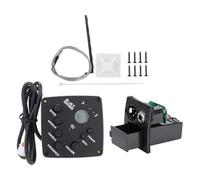 Mobestech Eq E-4T Four-Stage Acoustic Classical Guitar Pickup with Preamp, Instrument Sound Pick-Up for Folk Music, Black Acoustic Guitar Microphone Compatible with Electric Box Systems