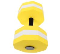 Mobestech Eva Water Floating Dumbbell Set for Pool Weights Lightweight Compact Design Yellow Workout Dumbbells Suitable for On-the-go Workouts and Household Aquatic Fitness