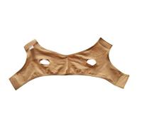 Mobestech Facial Lift Mask Adjustable Jaw Strap for Face Thinning with Polyurethane Material and Firming Skin Feature, Beige Band for Daily Use
