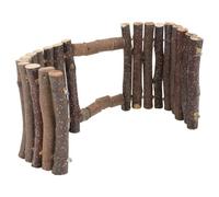 Mobestech Fence Material Adjustment and Environmental-friendly and Flexible Wooden for Brown Nest Shelter Small Pet Hamsters Hamster Animals Home and Pet Store Use