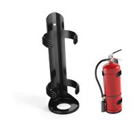 Mobestech Fire Extinguisher Mounting Bracket Wall Mounted Fire Extinguisher Holder Black Plastic Storage Hanger for Boat and Vehicle Use