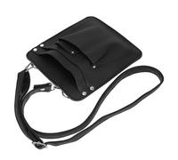 Mobestech Flower Arranging Tool Pouch with Adjustable Waist Bag, Black Pu Multifunctional Florist Waist Pouch with Precision Scissors Holder, Easy to Carry Garden Tool Organizer for Flower
