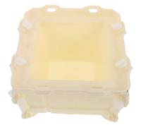 Mobestech Flower Pot Mold Square Plastic Reusable White for Cement, Plaster and Epoxy Resin Casting, Succulent Plant and Bonsai Pot Craft for Beginners