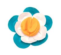 Mobestech Flower Shaped Pet Sniff Mat Slow Feeding Training Pad for Dogs Anti-choke Activity Blanket for Mental Stimulation and Foraging Skill Portable Design in Vintage