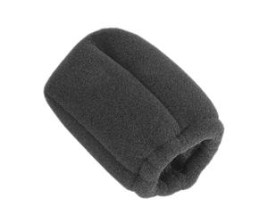 Mobestech Foldable Hair Dryer Sponge Cover Black Diffuser Attachment for Salon Home Use Heat-resistant Wind Blower Cover with Elastic Band for Frizz Control and Even Heat Distribution