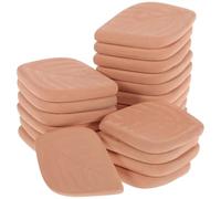 Mobestech Food Grade Pottery Moisture Absorbers Tablets 20-Pack Leaf Shape Dehumidifiers for Food Storage 2.01 Inch Compact Fresh Preservative Drying Tablets