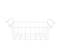 Mobestech Freezer Storage Basket Organizer 18.90X8.66X7.87 Inch Wire Hanging Bins with Handle for Chest and Upright Freezers Kitchen Fridge Dividers Space Saver