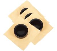 Mobestech Graduation Time Special 4pcs Black Low Powder Violin Bow Rosin for String Instrument and Viola, Natural Rosin for Cello and Erhu, Musical Instrument Supplies for Beginners