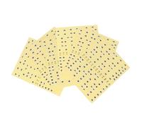 Mobestech Guitar Fretboard Stickers Number Decal Set Helps Master the Fretboard 7 Pcs Yellow Adhesive Stickers Easy to Disassemble for Guitar Beginners