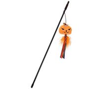 Mobestech Halloween Themed Cat Teaser Stick for Cats, Lightweight Plastic with Creative Shape Design, Bite-resistant Interactive for Bonding and Playing Together