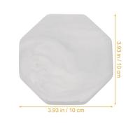 Mobestech Hamster Cooling Heat Dissipation Board Ceramic Octagonal Cooling Pad for Small Pets’ Sleeping Areas Including Rats and Chinchillas 3.9 Inch Random Color